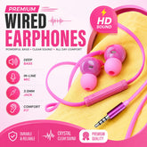 Handsfree Stereo Earphones 3.5mm Jack