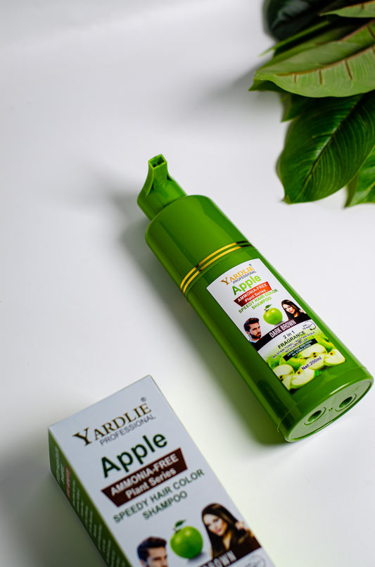 Apple Hair Color Shampoo | Natural Black |Yardlie|200ml