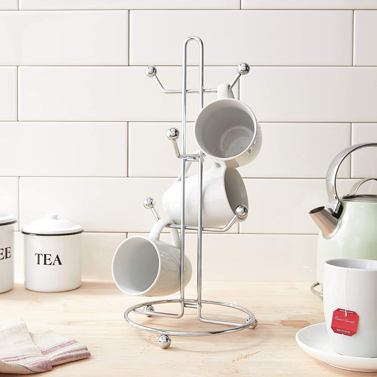 Hanging Tree Drainer Tea Coffee Cup Stand